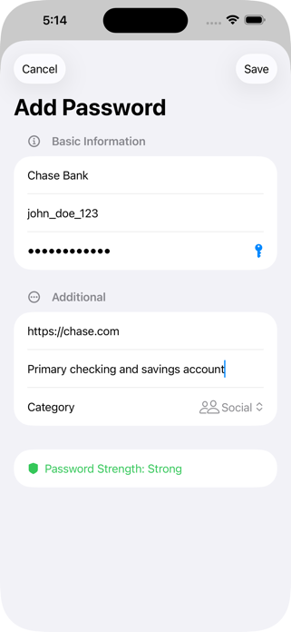 SecureVault — Password Manager Screenshot 2 of 10