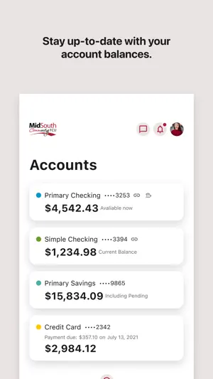 MidSouth Community FCU Mobile screenshot 3