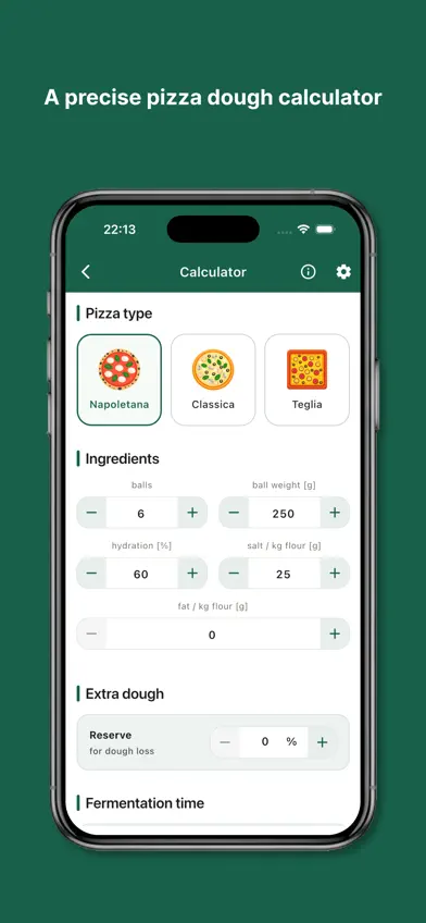 KMP Pizza Calculator screenshot 1