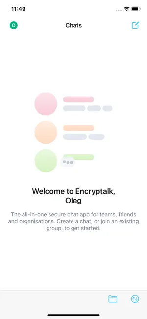 Encryptalk screenshot 1