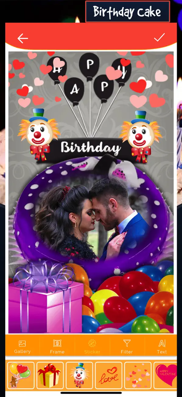 Screenshot #3 pour Birthday Cake - Cake On Photo