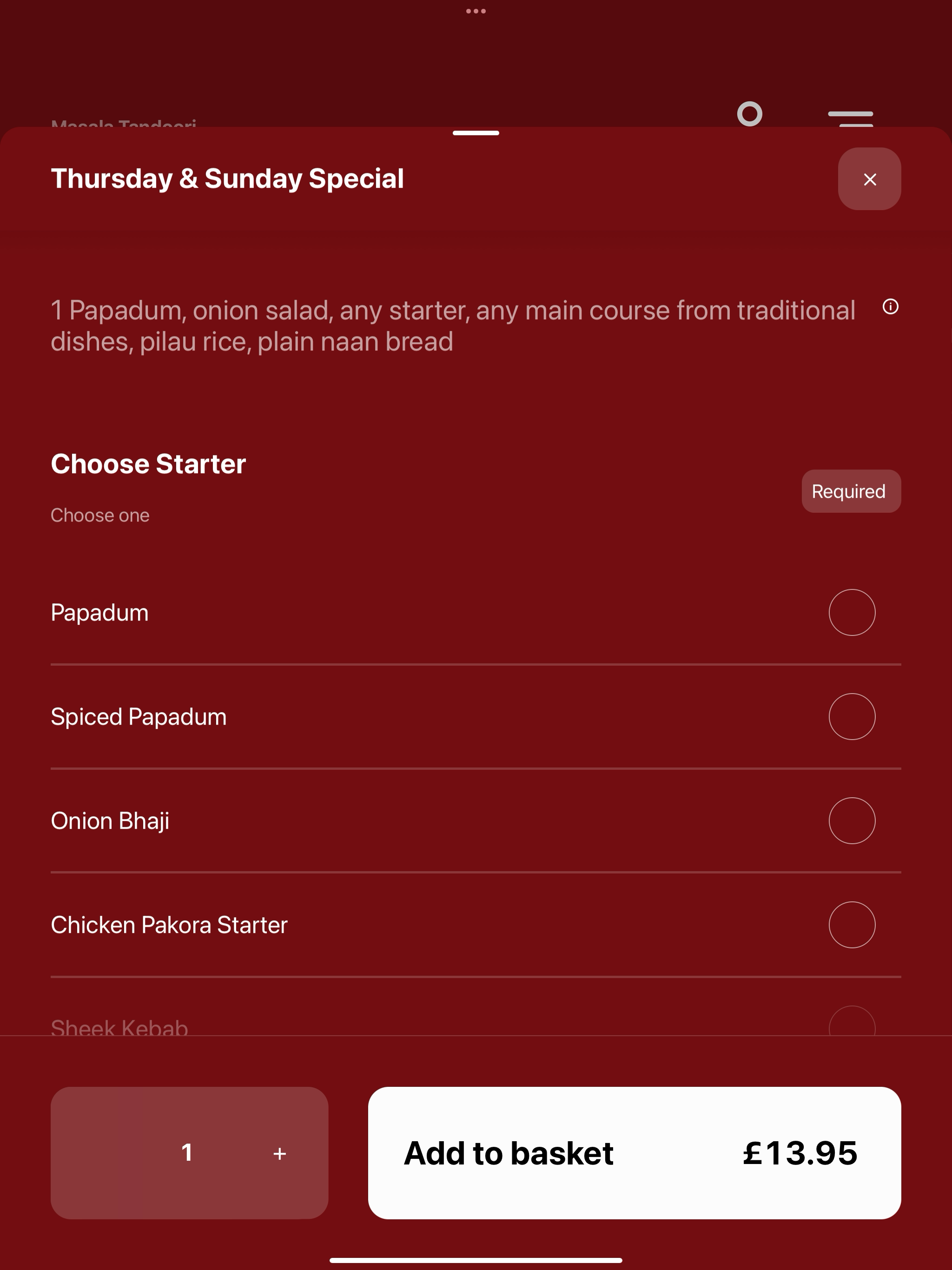 Masala Tandoori