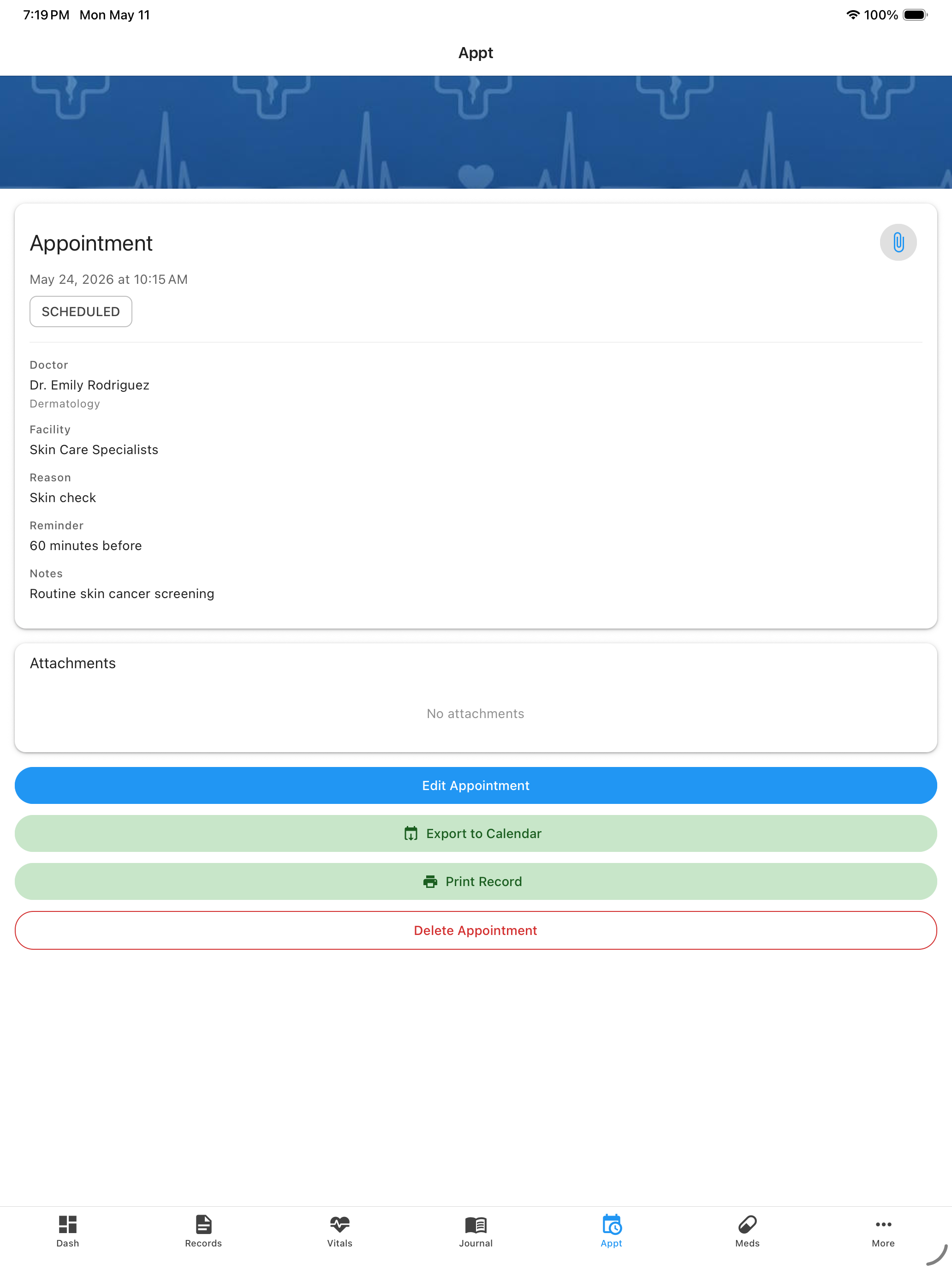 Medical Records App screenshot 11