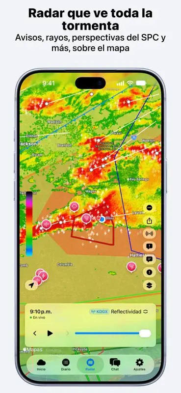 WeatherAI - Predicción y Radar screenshot 2 of 10