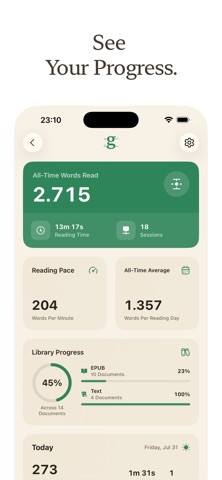 Glyphi: Speed Reader Screenshot 7 of 10