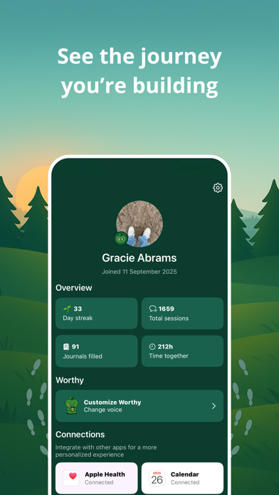 Worthfit: Buddy for life iPhone screenshot 8 - Health & Fitness app