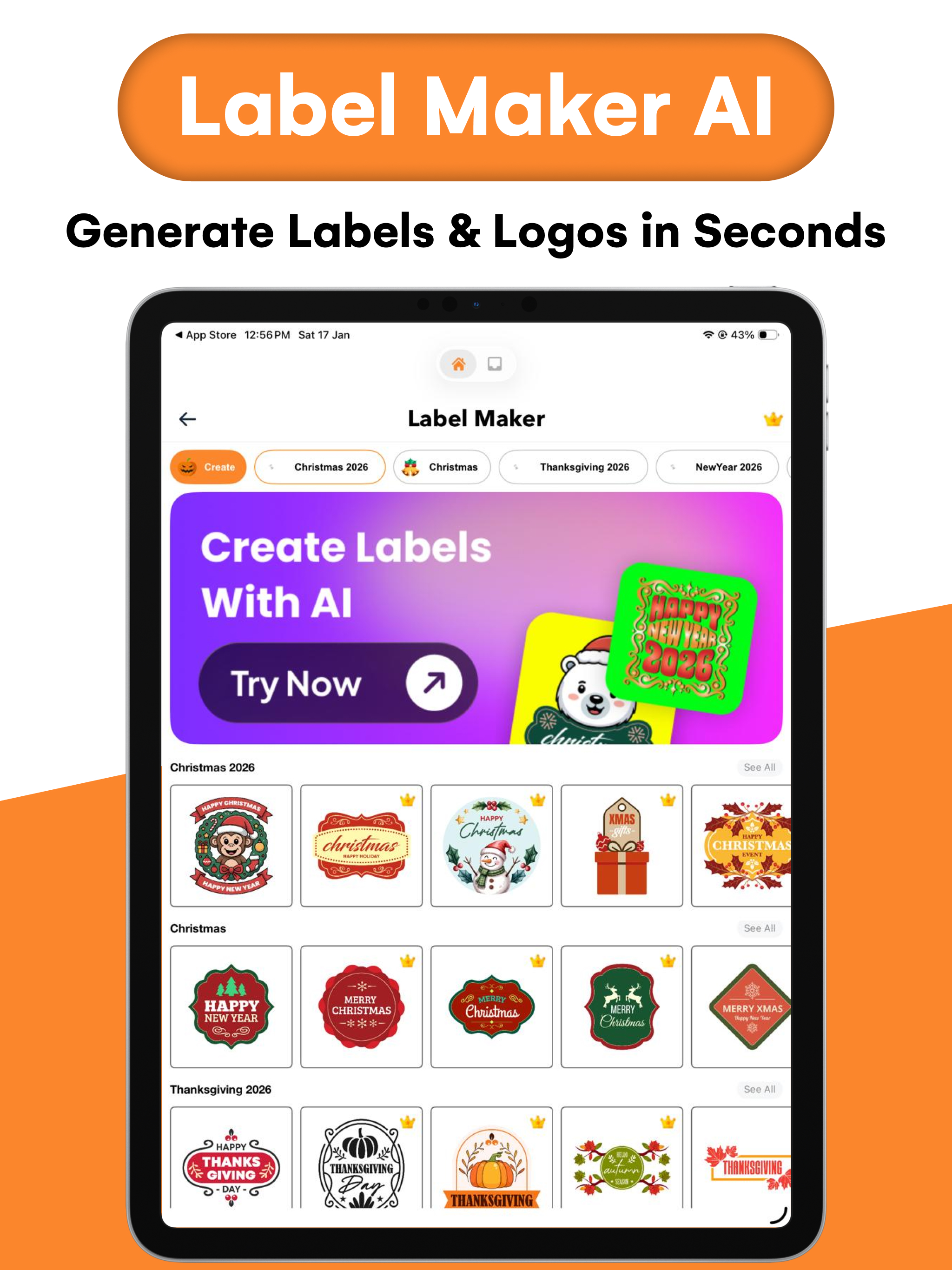 Label Maker: AI Design Creator