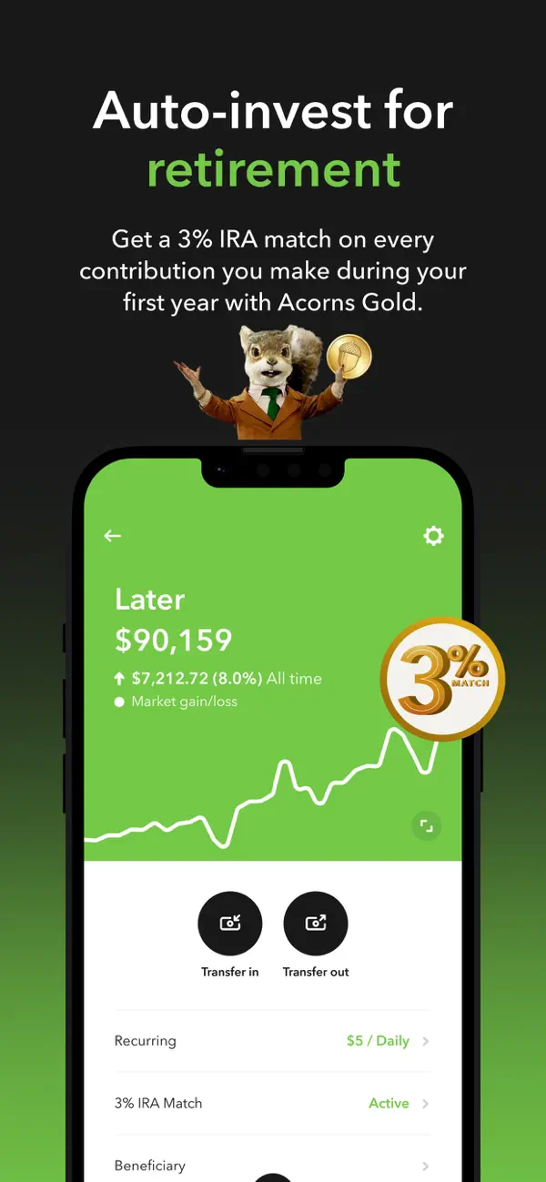 Acorns: Save & Invest Money screenshot 3