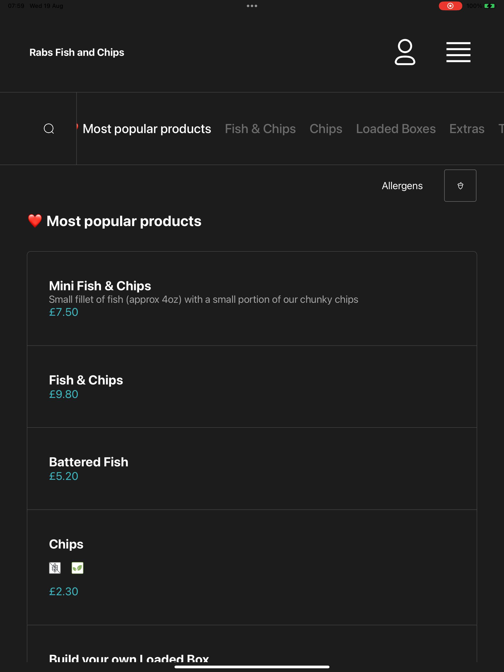 Rabs Fish and Chips screenshot 14