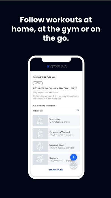 Upgraded Human Wellness Screenshot