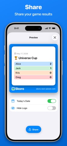 Game Score Keeper: Skoro Screenshot 6 of 9