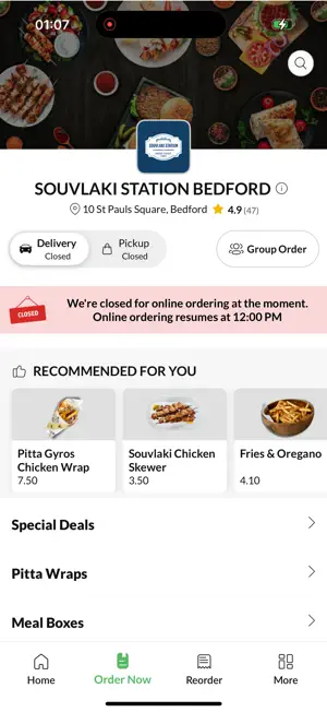 SOUVLAKI STATION BEDFORD screenshot 2