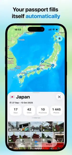 Stamps - Travel Tracker screenshot 2
