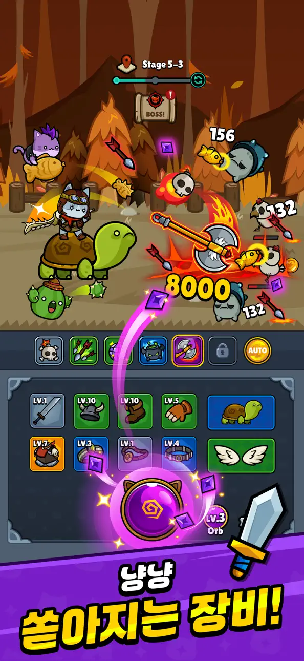 Meow Knights: Idle RPG iOS Mod IPA screenshot 3 - iOS game interface