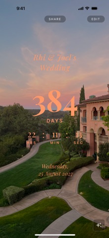 Wedding Countdown - Until I Do Screenshot 3 of 10