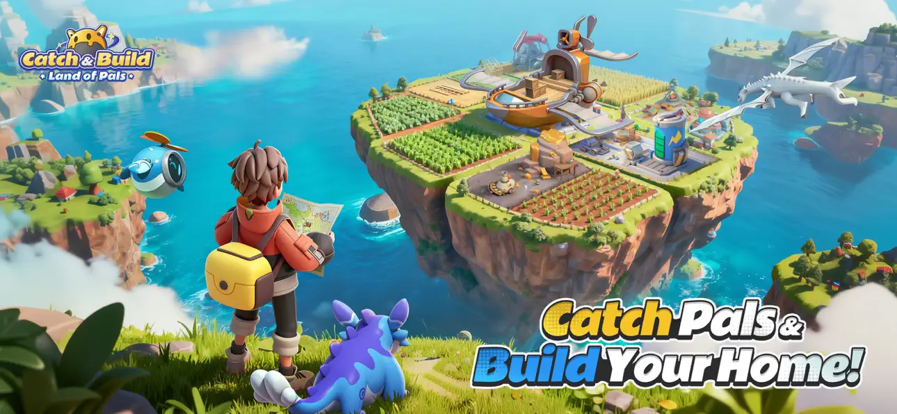 Catch & Build: Lands of Pals iOS Mod IPA screenshot 1 - iOS game interface