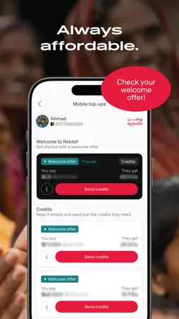 Rebtel: Top-ups And Calls screenshot 2