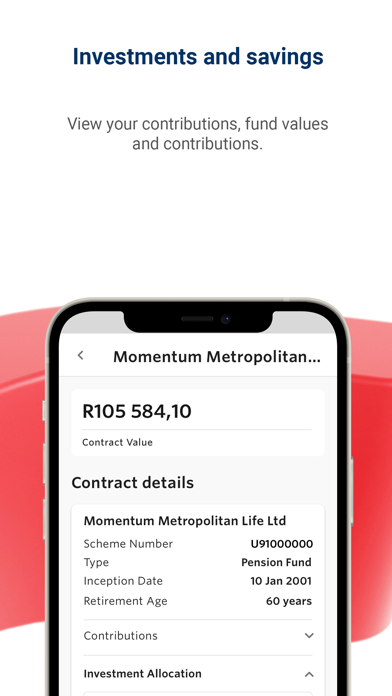 Momentum App iPhone screenshot 8 - Finance app