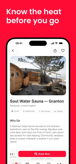 Sauna Guide & Tracker - Ember screenshot 3