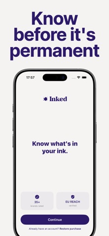 Inked - Tattoo Ink Safety screenshot