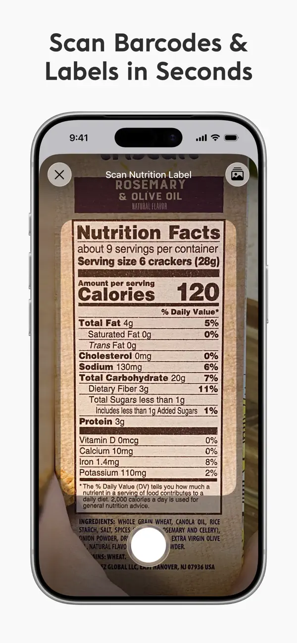 Screenshot #2 pour Foodnoms - Nutrition Tracker