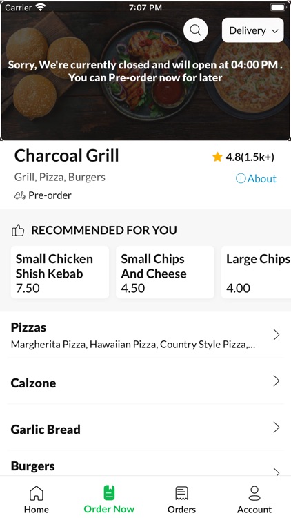 Charcoal Grill Llangefni