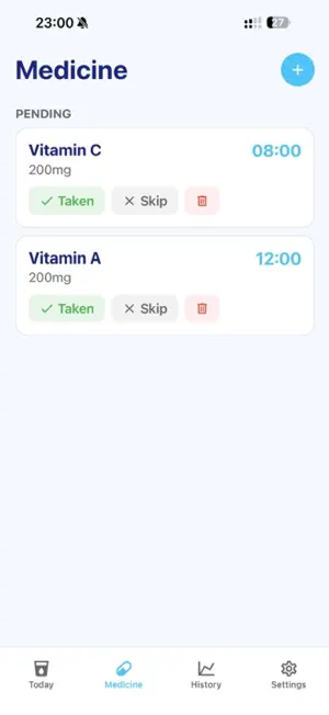 Drink Water & Pill Reminder screenshot 2