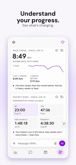 VERA - AI Running Coach screenshot 4