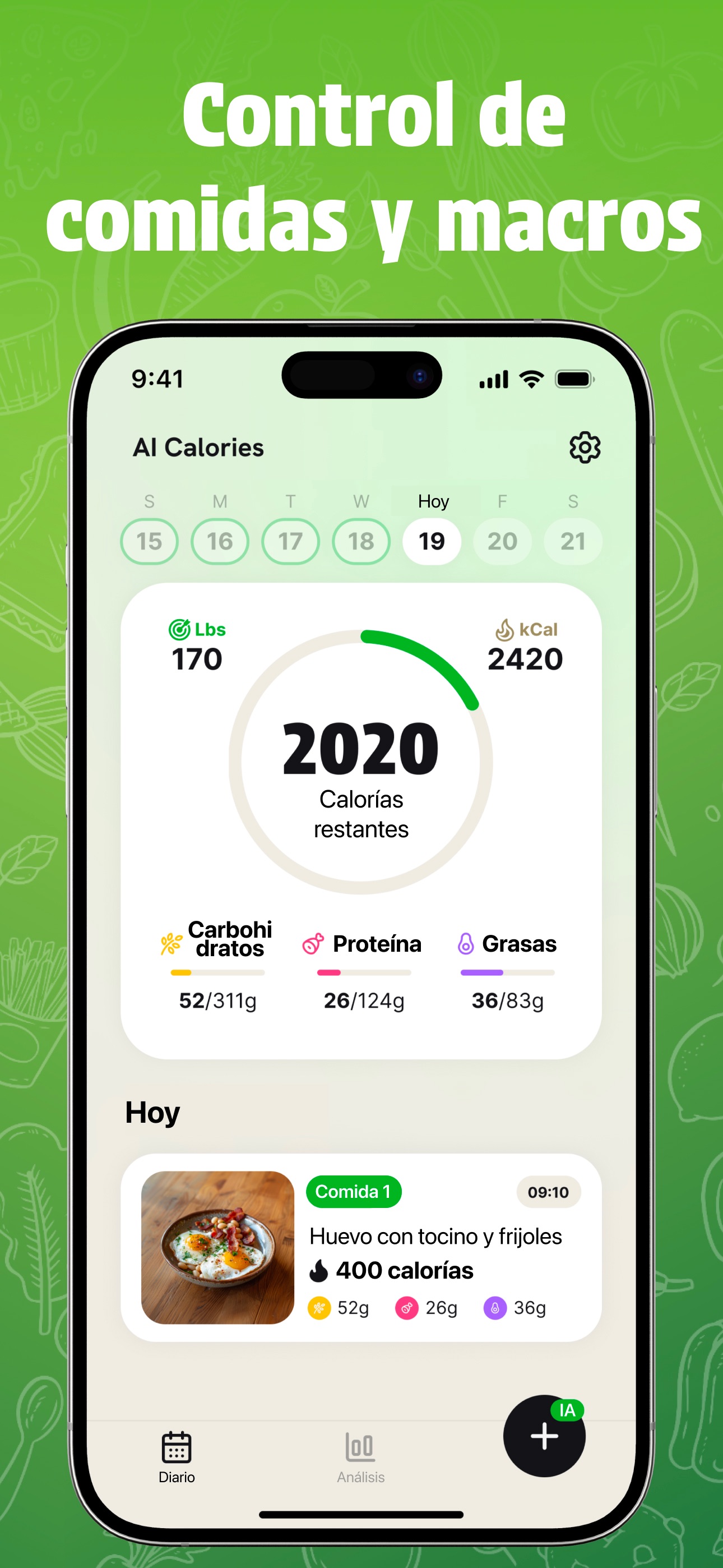 Screenshot 8 of AI Calories: Scanner & Counter