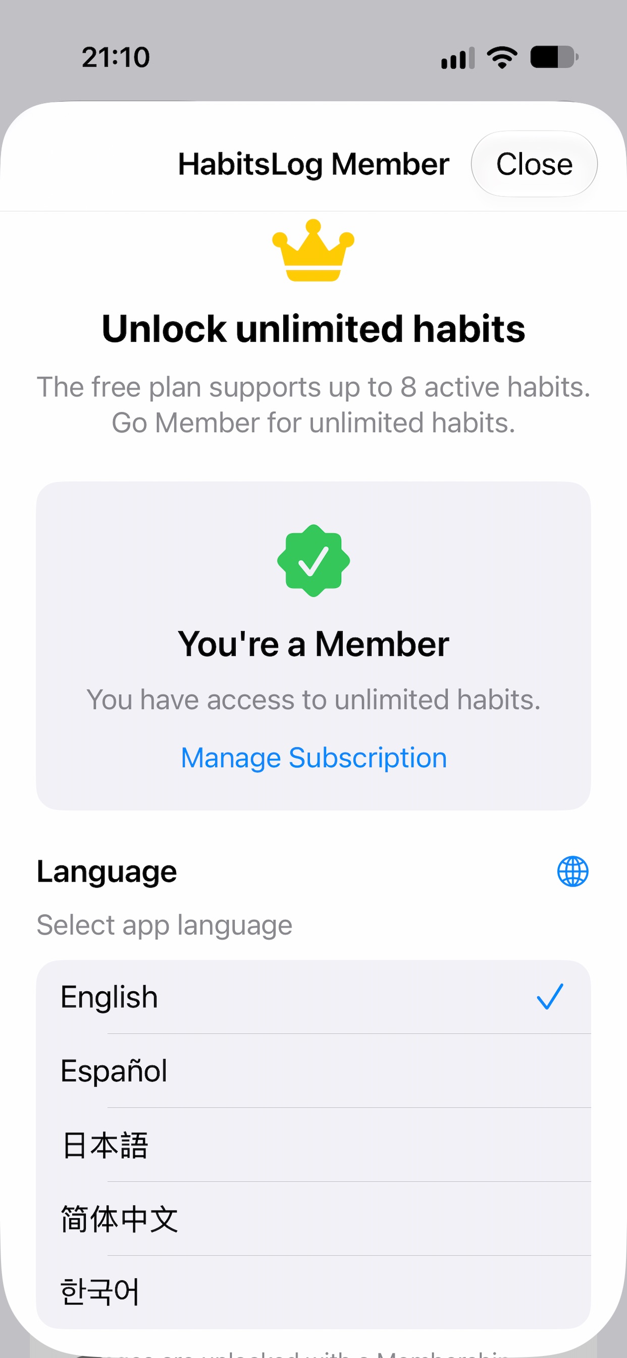 Screenshot 6 of Loop Habits
