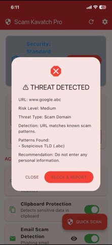 ScamKavatch Pro Screenshot 2 of 3