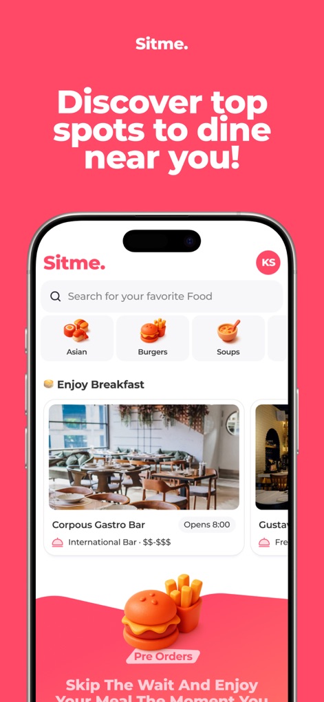 Sitme. - Food & Drink App | MWM