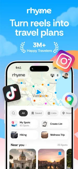 Rhyme – Vacation Trip Planner screenshot 1
