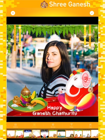 Ganesh Frame Art - Lord Ganesh iPad screenshot