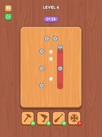 Screw Wood Puzzle: Bolts Sort iPad screenshot