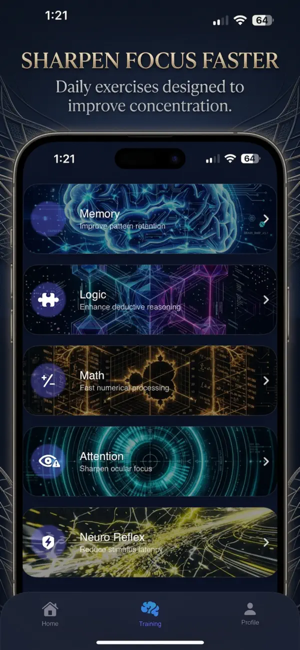 Screenshot #1 pour Synaptic Flow: Brain Training