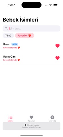 BabyNamesApp screenshot 5