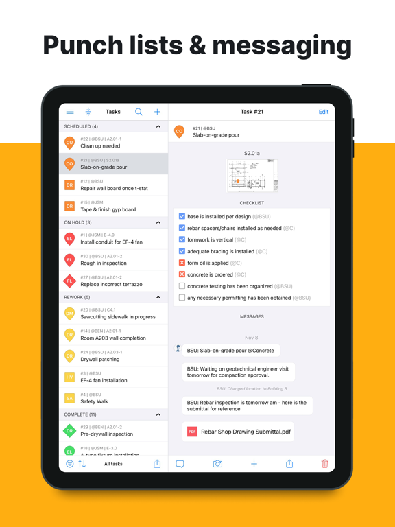 Fieldwire - Construction App iPad screenshot 4 - Business app