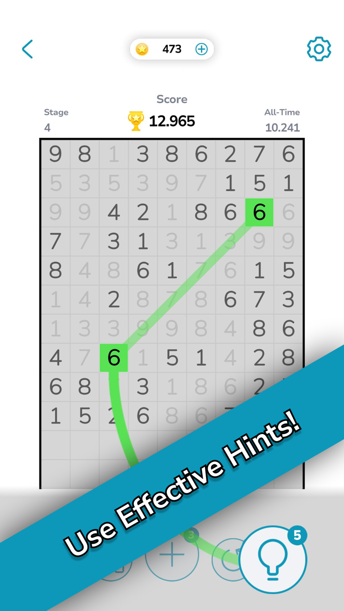 Number Match Match Ten 10