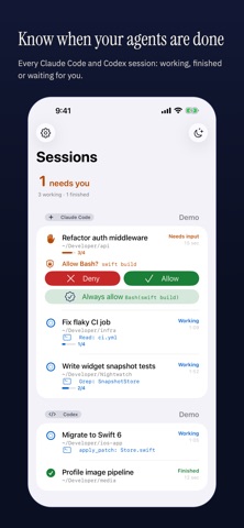 Screenshot 1 di Nightwatch for Agents