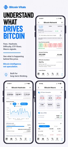 Bitcoin Vitals screenshot