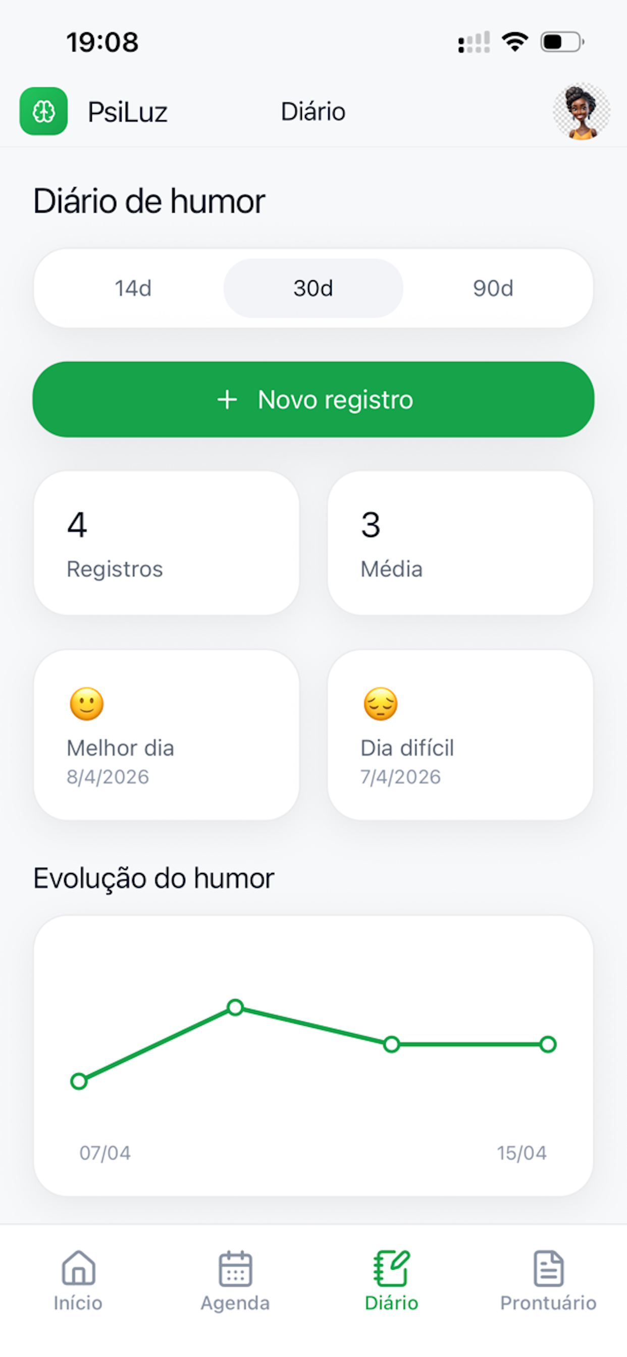 Psiluz Paciente screenshot 4