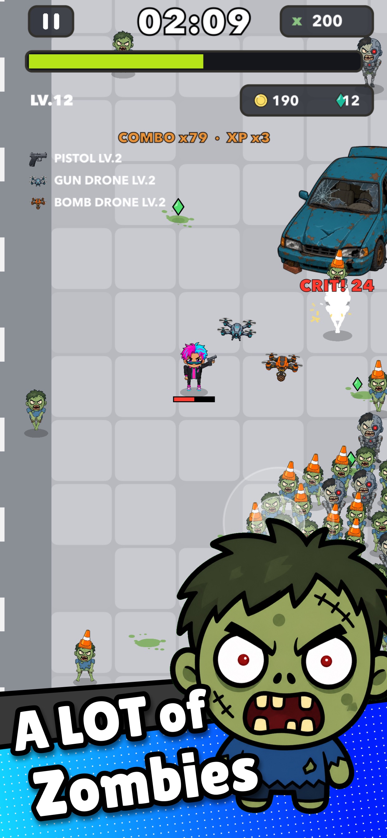Screenshot 4 of Zomb.io: Zombie Shooter Arena
