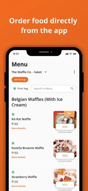 The Waffle Co iPhone screenshot 4