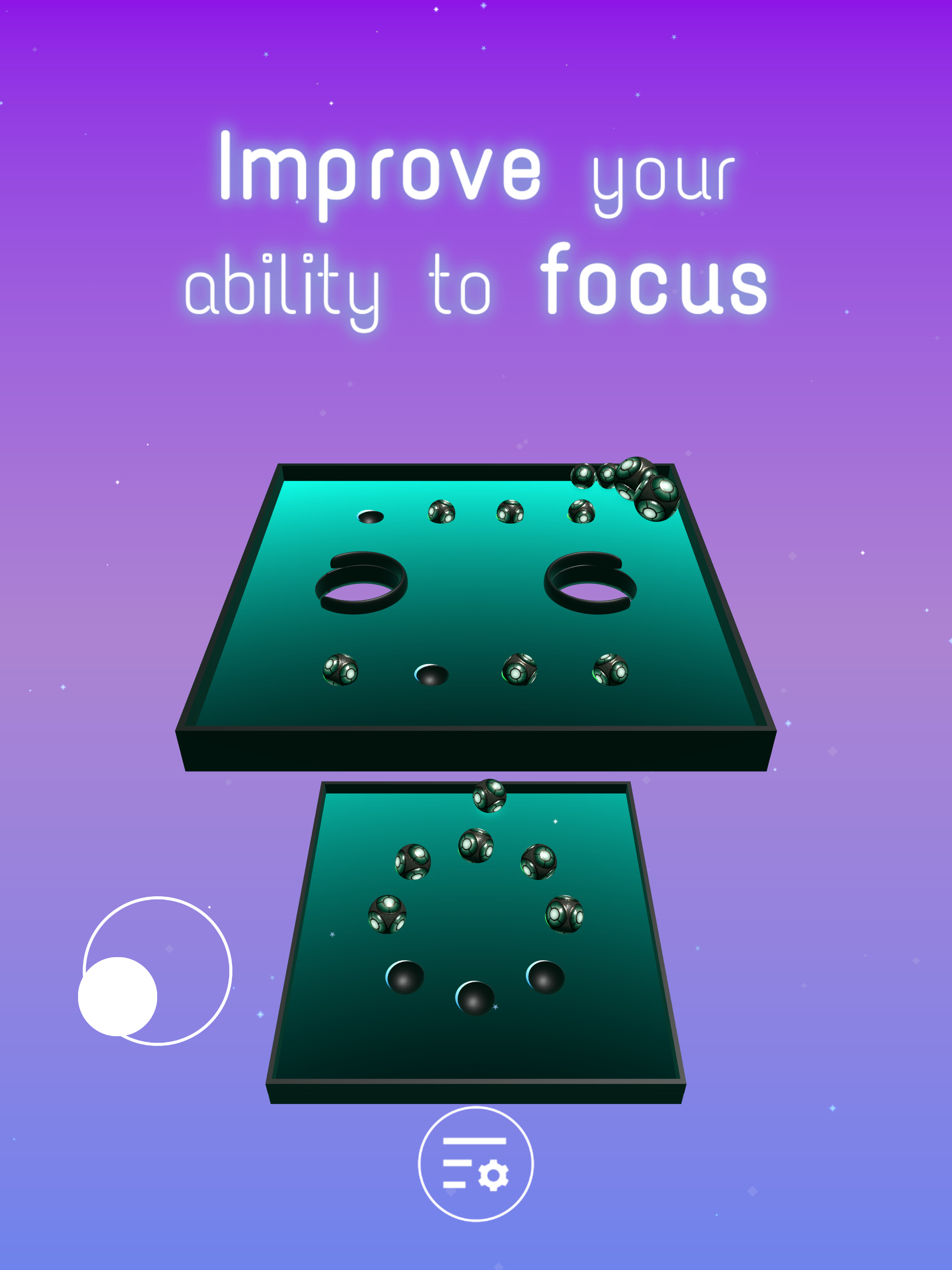 Patience Balls: Zen Physics