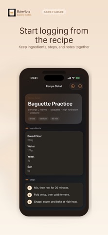 BakeNote : Baking Diary Screenshot 3 of 5