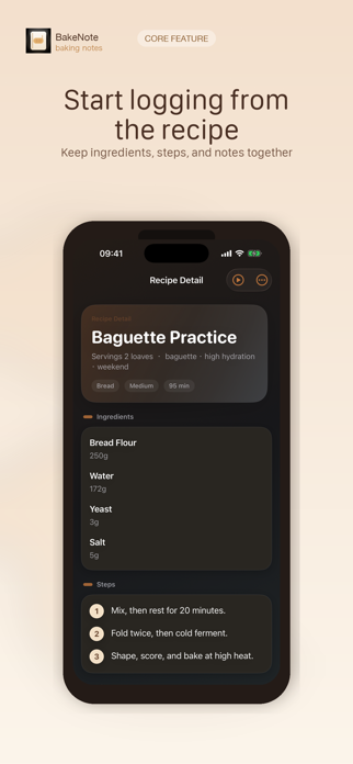 BakeNote : Baking Diary Screenshot 3 of 5