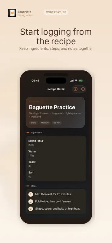 BakeNote : Baking Diary screenshot 3 of 5