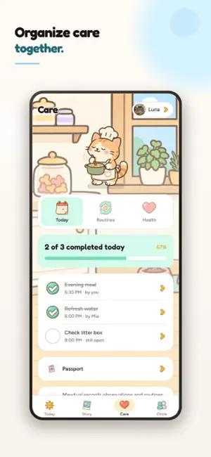 Mewtual: Cat Care & Diary screenshot 4