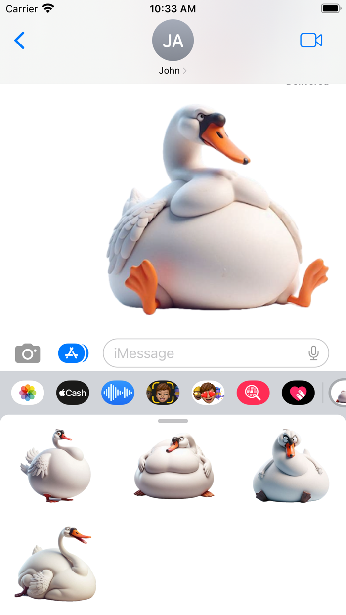 Fat Swan Stickers